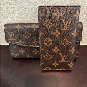 Louis Vuitton Brown Monogram Set